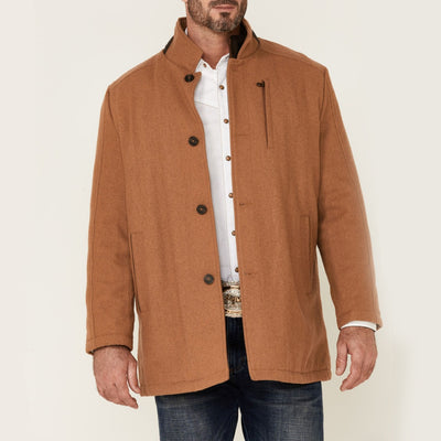 Cripple Creek Mens Camel Wool Coat