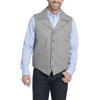 Cripple Creek Mens Concealed Carry Melton Vest Grey