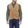 Cripple Creek Mens Leather Light Brown Vest - ML3061-24