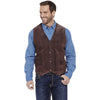 Cripple Creek Mens Suede Leather Snap Vest - ML3061-21