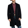 Cripple Creek Mens Wool Black Coat