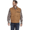 Cripple Creek Mens Wool Melton Vest Camel - CR38566-26