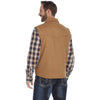 Cripple Creek Mens Wool Melton Vest Camel - CR38566-26