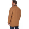 Cripple Creek Mens Wool Melton Zip & Button Coat Camel - CR43366-26