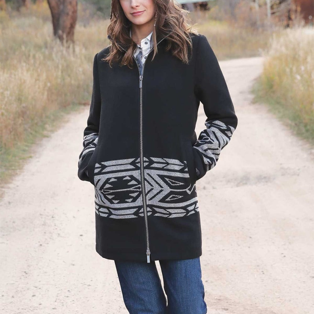 Cruel Girl Womens Walking Coat - CWJ7478001-BLK