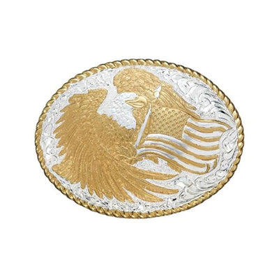 Crumrine Mens American Flag Buckle 