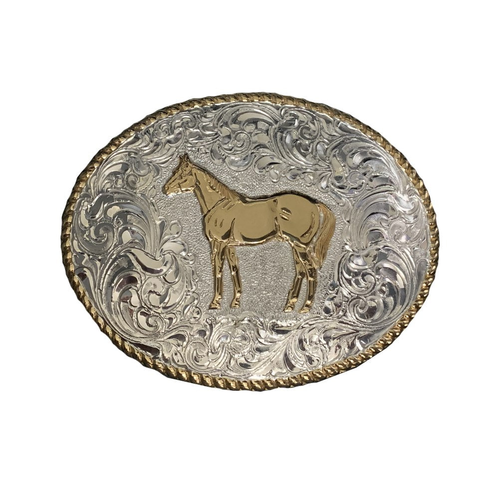 Crumrine Mens Equine Standing Horse Buckle
