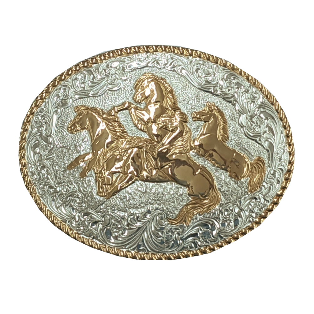 crumrine five wild horses buckle