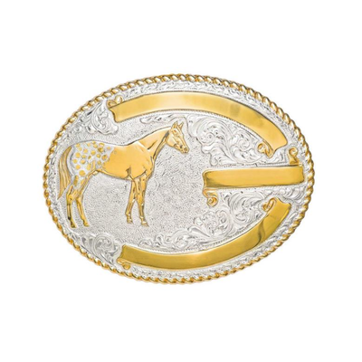 Crumrine Mens Appaloosa Horse Buckle - C02118