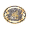 Crumrine Mens Barrel Racer Western Buckle - C02163