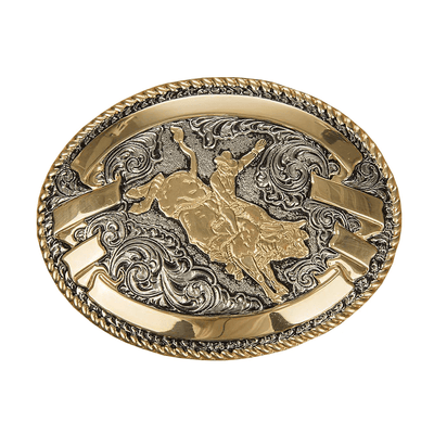 Crumrine Mens Bull Rider Belt Buckle - C02084