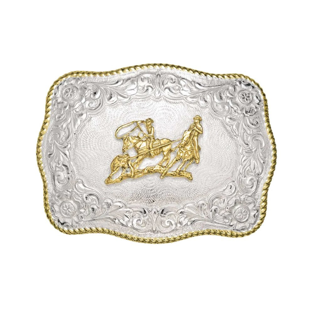 Crumrine Mens Team Roper Buckle