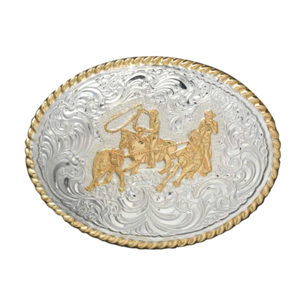 Crumrine Mens Team Roper Buckle 