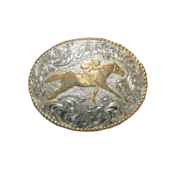 Crumrine Mens Race Horse Western Belt Buckle Shop Online