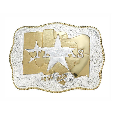 Crumrine Mens Rodeo State Of Texas Buckle