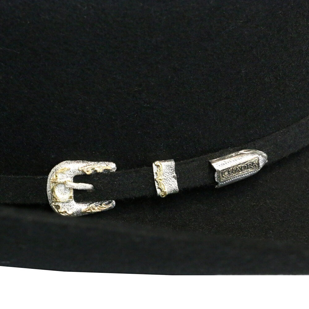 Cuadra Mens 4X Felt Hat Black