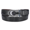 Cuadra Mens Alligator Belt Black - BC474