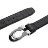 Cuadra Mens Alligator Belt Black - BC474