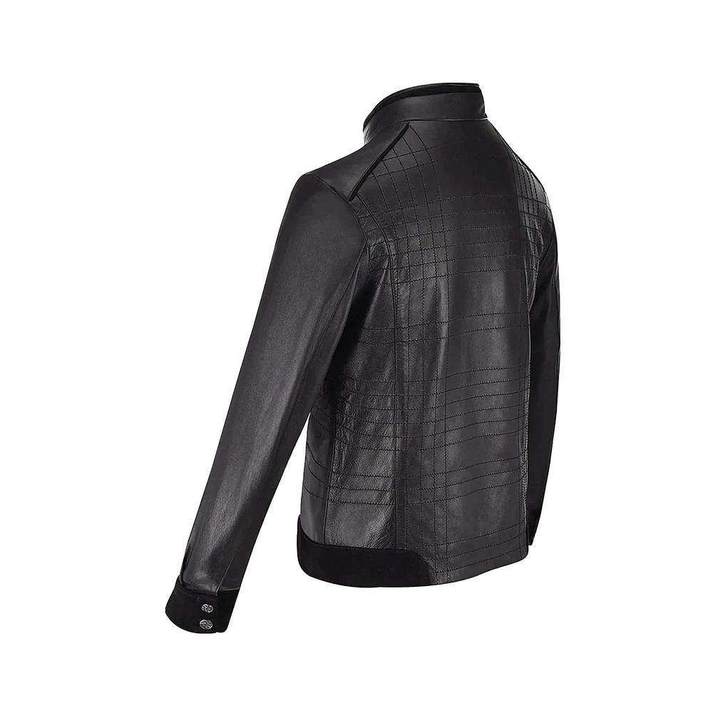 Cuadra Mens Bovine Ovine Leather Jacket - JC159