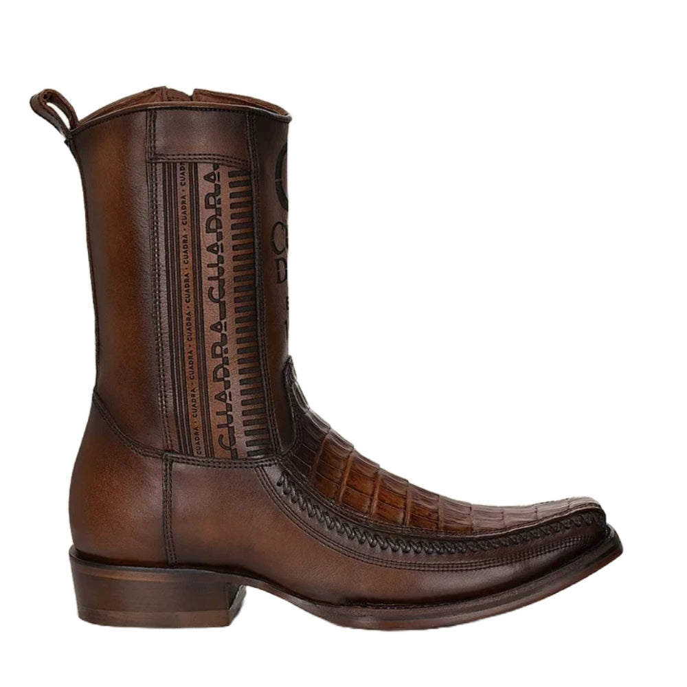 Cuadra Mens Caiman Leather Western Boots - CU698