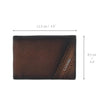 Cuadra Mens Deer Laser & Studs Wallet Honey - DU715