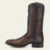 Cuadra Mens Engraved Caiman Western Boots Honey - CU456