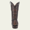 Cuadra Mens Engraved Caiman Western Boots Honey - CU456