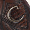 Cuadra Mens Engraved Caiman Western Boots Honey - CU456