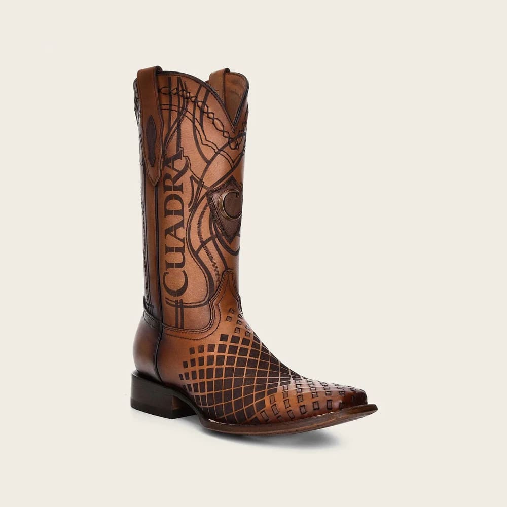 Cuadra Mens Genuine Bovine Leather Western Boots