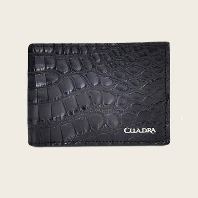Cuadra Mens Genuine Alligator Leather Wallet - DU466