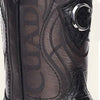 Cuadra Mens Genuine Cayman and Bovine Leather Western Boots Black - CU678