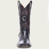 Cuadra Mens Genuine Cayman and Bovine Leather Western Boots Black - CU678