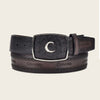 Cuadra Mens Genuine Ostrich Leather Belt 