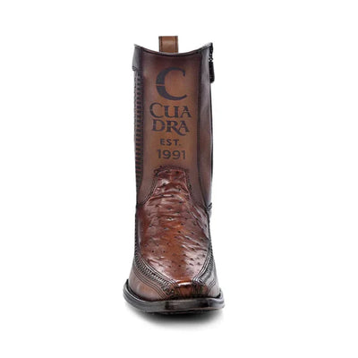 Cuadra Mens Ostrich Laser Western Boots - CU804