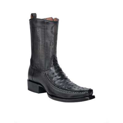 Cuadra Mens Ostrich Laser & Woven Western Boots