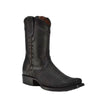 Cuadra Mens Oxford Laser & Woven Narrow Square Toe Boots Black - CU969