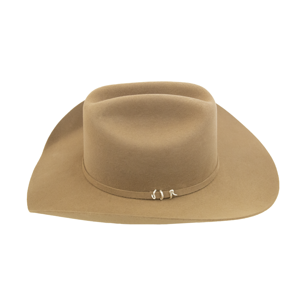 Cuadra Mens Python 5X Felt Hat In Fawn Color - Shop Now
