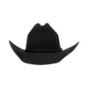 Black cowboy hat on a white background