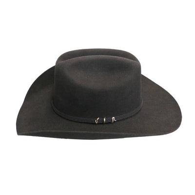 Cuadra Mens Python 5X Felt Hat Black