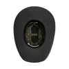 Cuadra Mens Python 5X Felt Hat Black