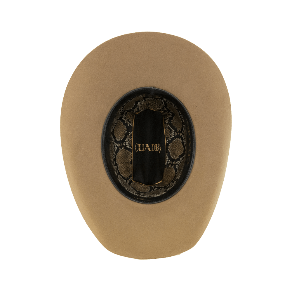 Cuadra Mens Python 5X Felt Hat - CF0502PYTH-FAWN