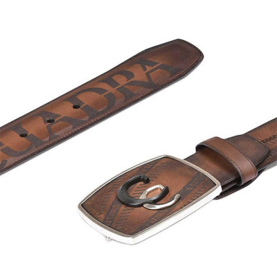 Cuadra Mens Roma Maple Belt Honey - BC284