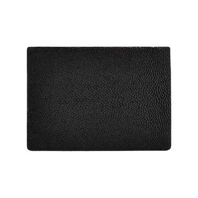 Cuadra Mens Stingray Stitching Black Wallet