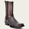 Cuadra Mens Urban Western Style Oxford Laser Boots Grey - CU498