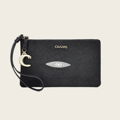Cuadra Womens Genuine Stingray Leather Wallet