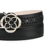 Cuadra Womens Cowhide Laser Belt Black - BC469