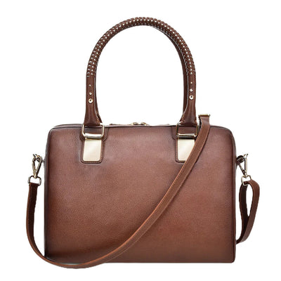 Cuadra Womens Crystalized Western Bag Brown