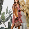 Cuadra Womens Crystalized Western Bag Brown - DU352