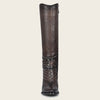 Cuadra Womens Dark Brown Leather Austrian Crystals Boots - CU584