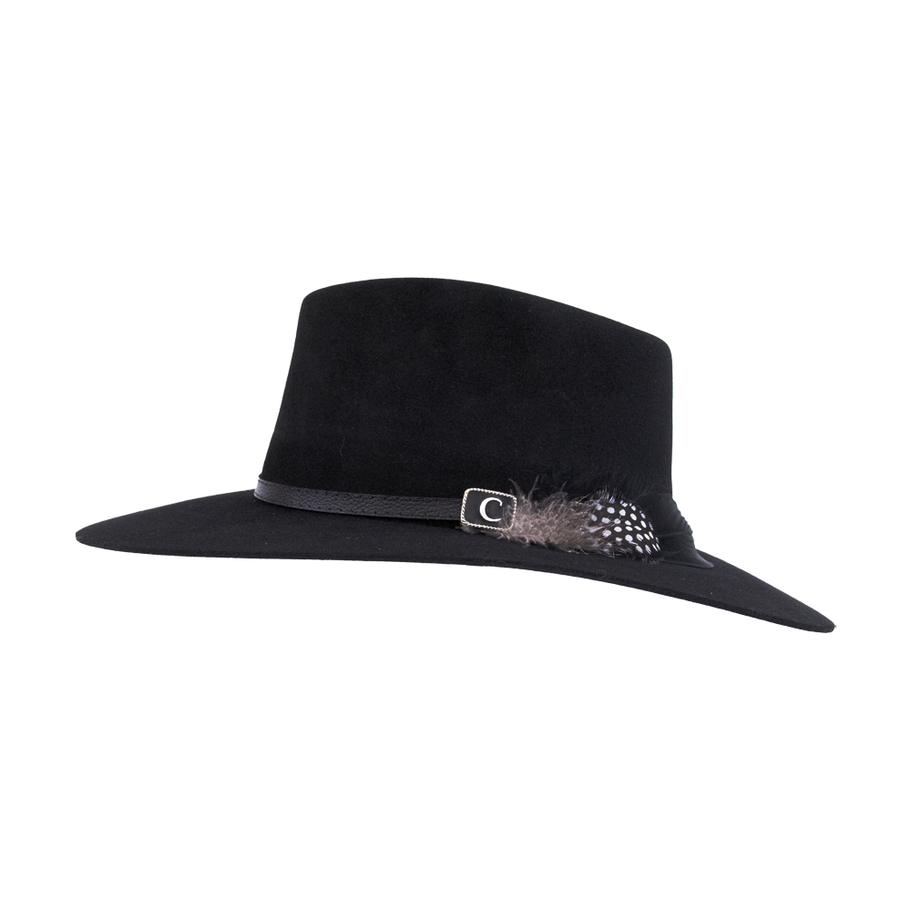 Cuadra Womens Explorer Felt Hat - CF0110EXPL-BLK